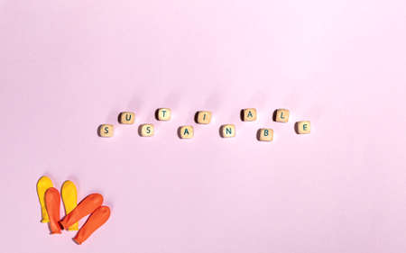 Conceptual word who create symbol to birthdayの写真素材