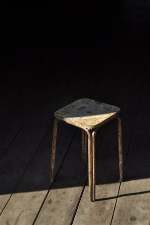 Old Wood Chair Shadow Object Light
