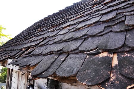 Clay Roof Tile Top Curve Antique