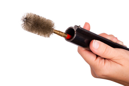 cleaning of gun using ramrod