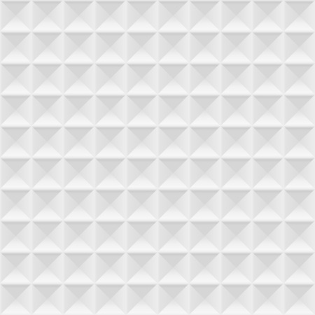 Vector white background. Seamless volumetric geometric pattern. Modern seamless pattern.のイラスト素材