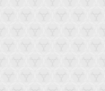 Seamless geometric pattern with swirls. Vector illustration.のイラスト素材