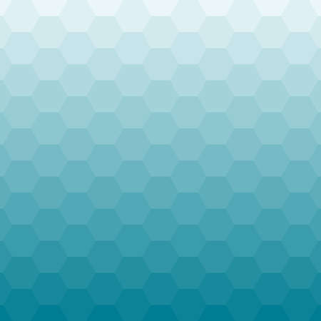 Abstract blue background with hexagons vector illustration.のイラスト素材