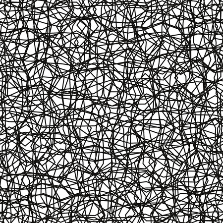 Vector abstract background. Seamless pattern with curved lines.のイラスト素材