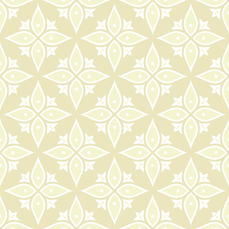 Beige seamless floral pattern. Vector texture for your design.の写真素材