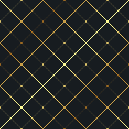 Seamless gold geometric pattern. Vector luxury backgroundのイラスト素材
