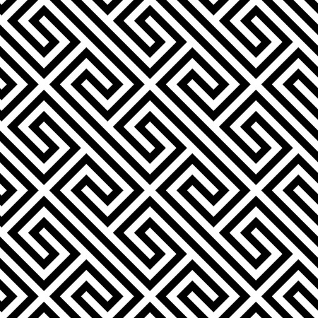 Geometric seamless pattern. Vector modern linear texture.のイラスト素材