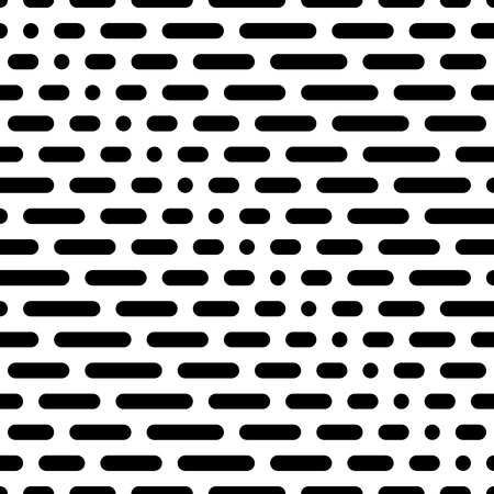 Geometric pattern with round shapes. Vector seamless pattern.のイラスト素材
