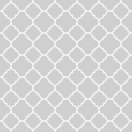 Seamless gray oriental pattern. Geometric linear texture. Vector illustration. Simple tiled texture.のイラスト素材