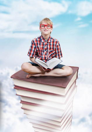 The tower of knowledge, education concept  の写真素材