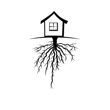House with the deep rootのイラスト素材