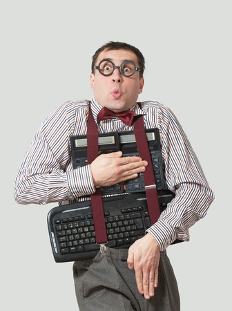 Funny accountantの写真素材