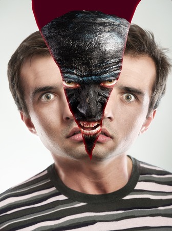 Monster insideの写真素材