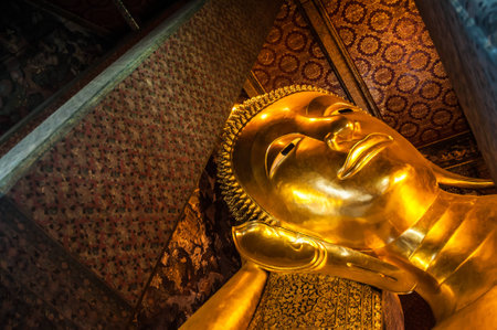 Golden Giant Buddha, Wat-Pho, Bangkok, Thailand