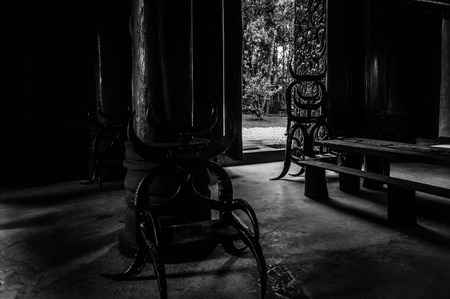 Black Temple (Baan Si Dum - Black House), Chiang Rai, Thailandのeditorial素材