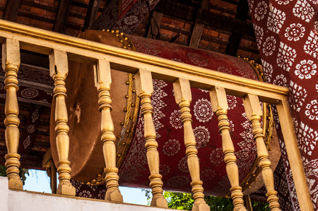 Gong Luang Prabang Laosの写真素材