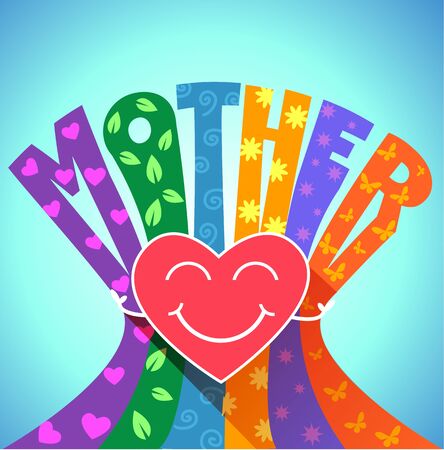 icon with the love of a motherのイラスト素材