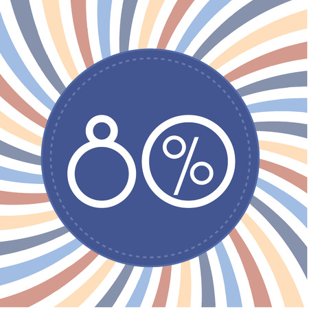 Discount price tags in retro style.のイラスト素材