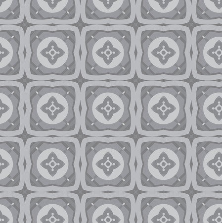 Geometric abstract seamless pattern. Classic background. Vector illustration. gray geometric mosaic...