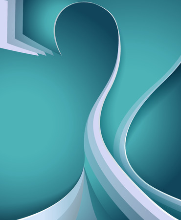 Abstract background in the form of a question as a cover of blue color.のイラスト素材