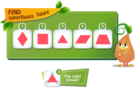 Educational game for kids and adults, development of logic, iq children.のイラスト素材