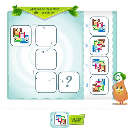 educational game, brainteaser for kids and adults development of logic ,. Complete each math analogyのイラスト素材