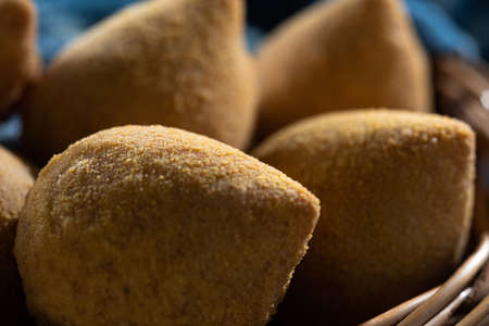 esfihas of various flavors. Brazilian snack.の写真素材