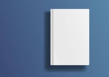 Magazine, album or book template on modern background. 
Isolated object for design and branding. Vector illustration.の写真素材