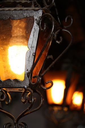 Vintage lampshadesの写真素材