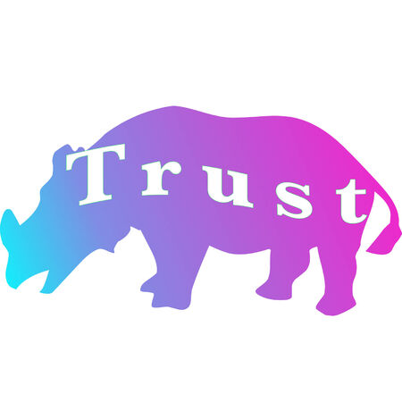 	  Icon Rhino, hologramのイラスト素材