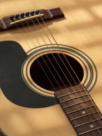 Guitar in sunlight