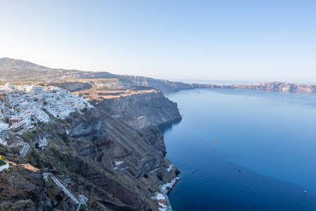 Beautiful view from Santorini, Greece