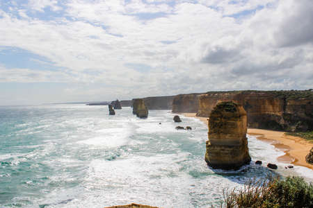 The 12 Apostles Melbourne along the Great Ocean Road.の写真素材