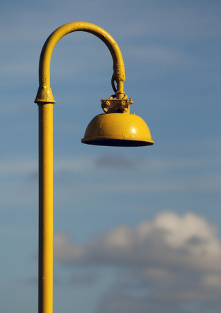 AN old style lampost in Lithuaniaの写真素材