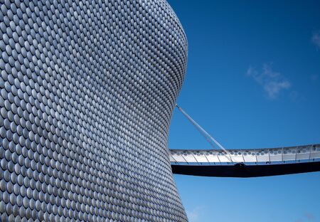Birmingham, England - March 17 2019:   Part of the modern Selfridges building in Birmingham's Bull Ring seen from Park Stのeditorial素材