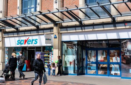 Swindon, United Kingdom - May 04 2019:   The Frontage of Savers Store on the Parade