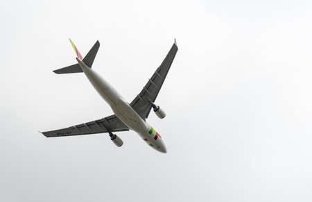 Heathrow, United Kingdom - August 03 2019:   TAP Air Portugal Airbus A330-203 registration CS-TOR, ...