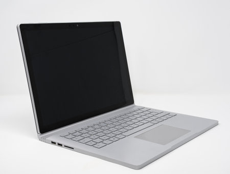 Reading, United Kingdom - December 20 2020:  A Microsoft surface laptop 2 computerのeditorial素材