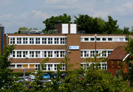 Newbury, United Kingdom - June 09 2020:  The exterior of Newbury Police Station on Mill Lane