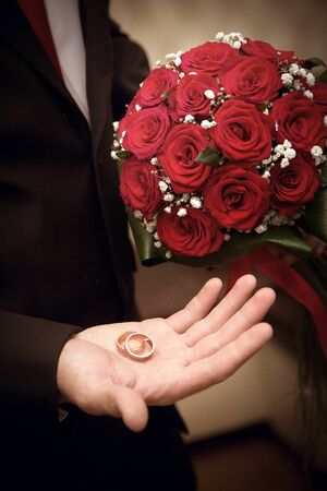 wedding ringsの写真素材