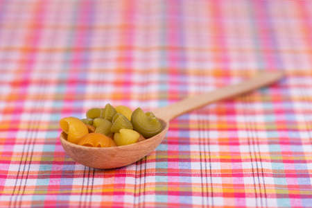 Various mix of pasta.Diet and food concept.の写真素材