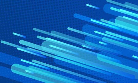 blue star colored abstract background 80s styleのイラスト素材