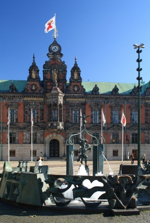 City Hall in Malmoの写真素材