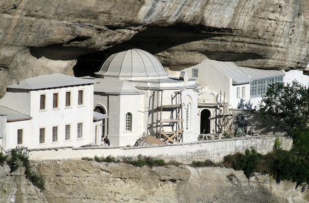 Chapel in the Uspensky Cave Monasteryの写真素材