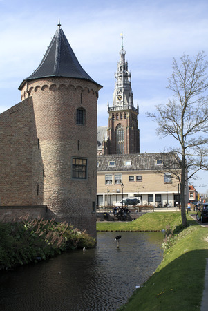 Castle of Schagen in the northwestern Netherlandsのeditorial素材