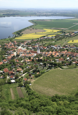 Village of Pavlov in Southern Moraviaの写真素材