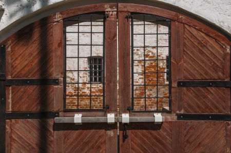 Old prison building の写真素材