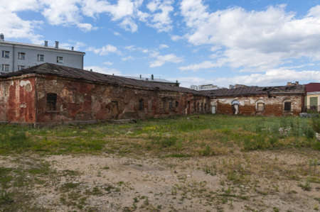 The ruins of the factoryのeditorial素材