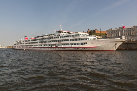 cruise ships at berthのeditorial素材