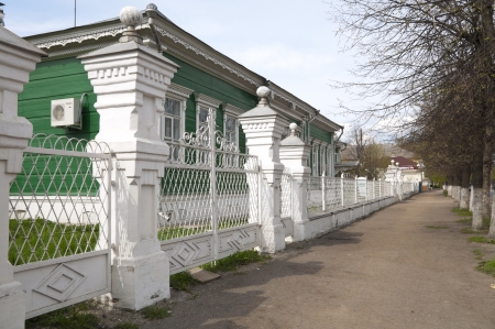 home in a Russian provincial townのeditorial素材